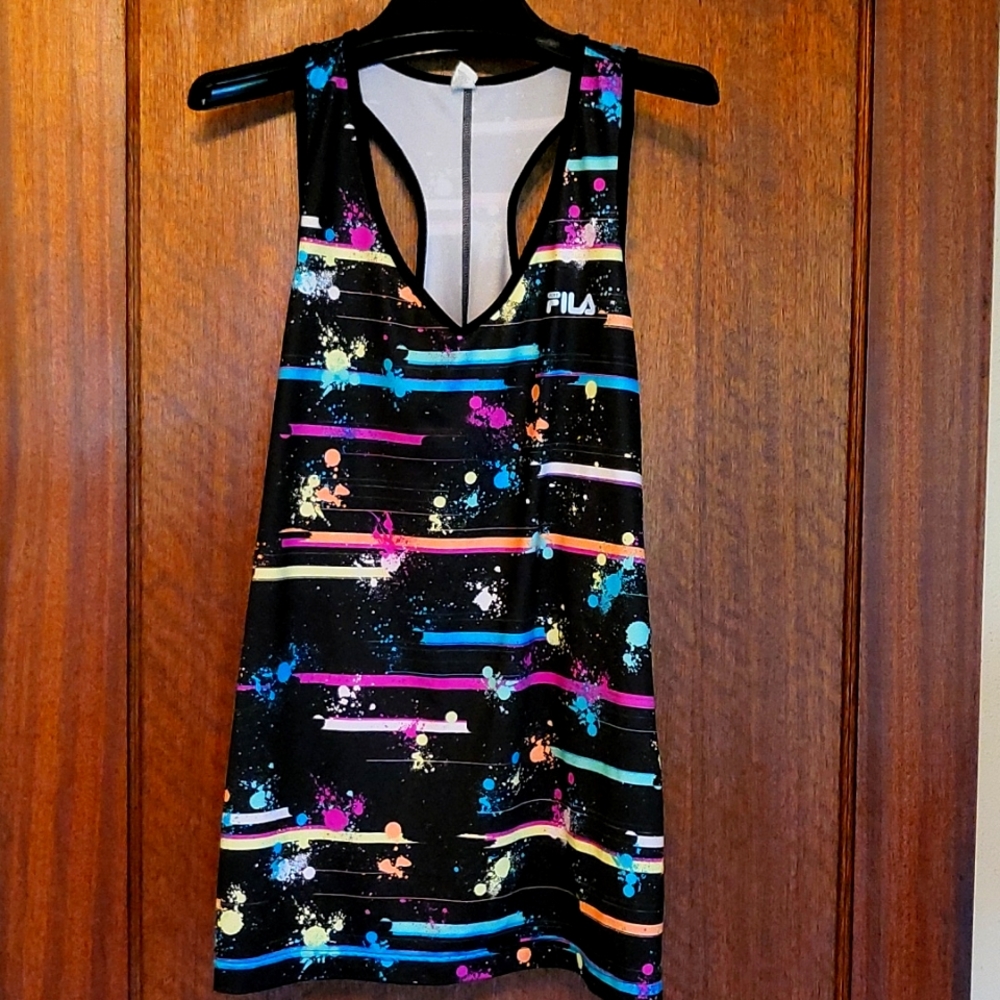 Fila Paint Splatter Exercise Tank XL